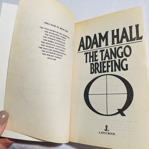 The Tango Briefing By Adam Hall Paperback Novel Vintage Book - Picture 5 of 6